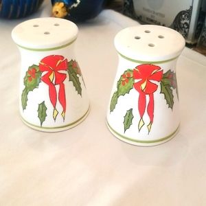 Poinsettia Salt & Pepper Shakers